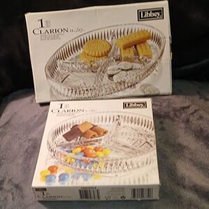 Set of 2 Libbey Servers